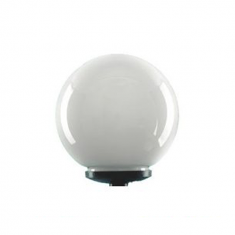 đèn quả cầu nhựa PMMA D200 trang trí trụ cổng, công viên