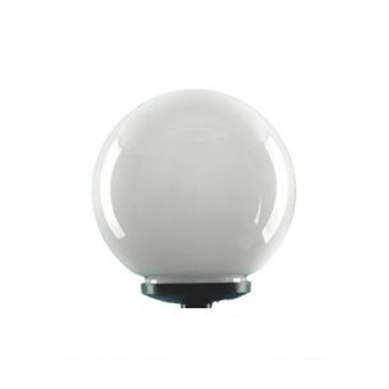 đèn quả cầu nhựa PMMA D200 trang trí trụ cổng, công viên