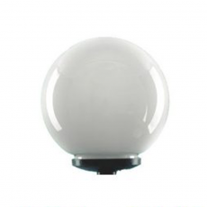 đèn cầu nhựa PMMA d300 dùng trong chiếu sáng sân vườn, trụ cổng công viên