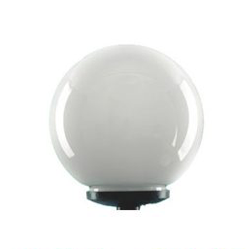 đèn cầu nhựa PMMA d300 dùng trong chiếu sáng sân vườn, trụ cổng công viên
