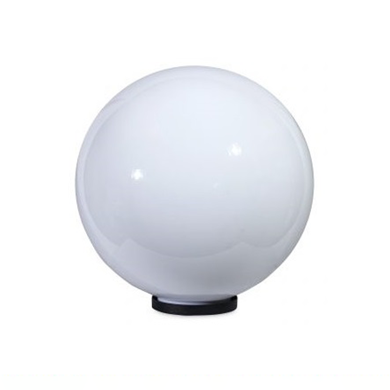 đèn cầu nhựa D400 PMMA trang trí trụ cổng, công viên